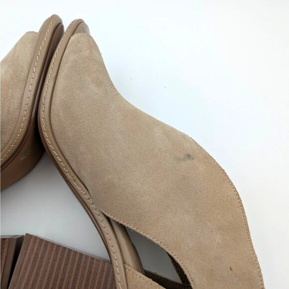 Vince Camuto Fareena Cutout Block Heel Bootie Women's Natural Size US10M EU41.5 - Picture 8 of 12